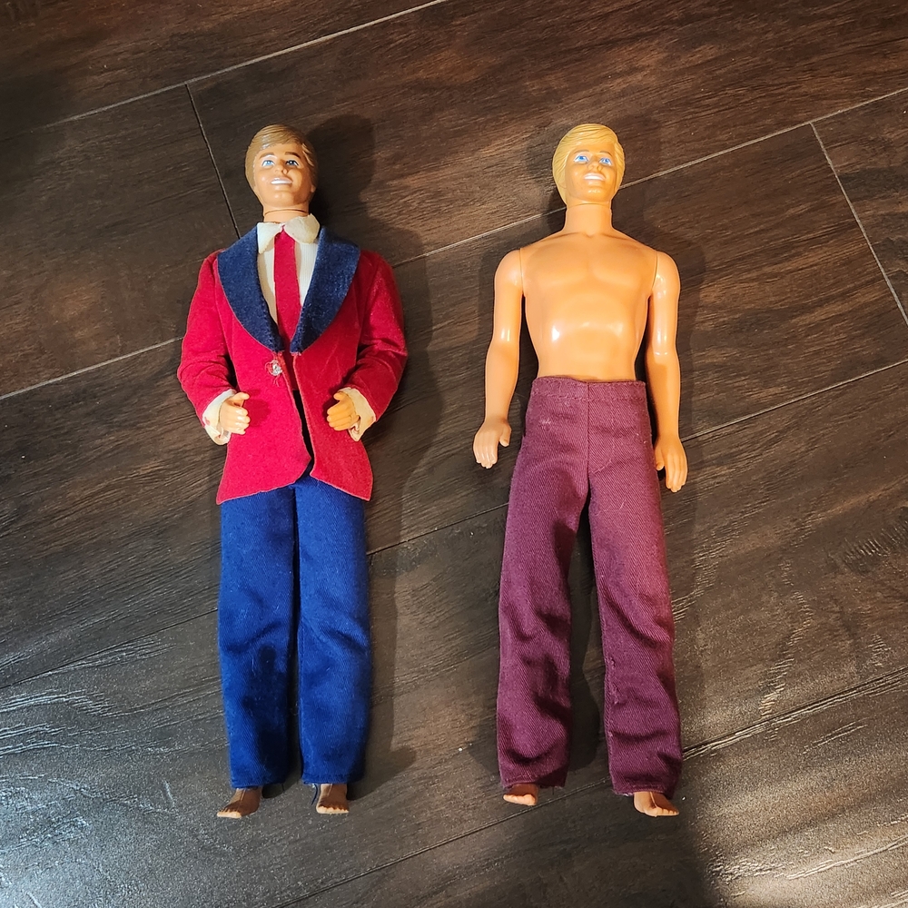 Vintage Mattel Barbie Ken Dolls
